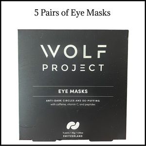 *SALE* WOLF Project 5 Pk Eye Masks. New in Box.